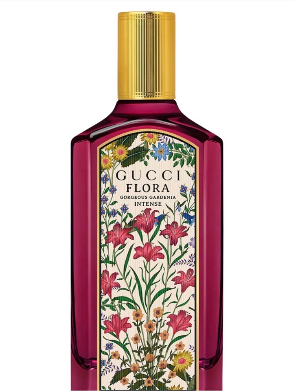 Gucci Flora Gorgeous Gardenia Intense Body Oil - Deep Berry with Gold Cap